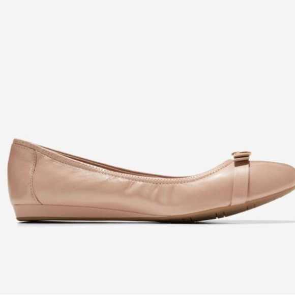 Cole Haan Women’s Size 10 Tova Bow Ballet Flat Brush - Picture 3 of 6